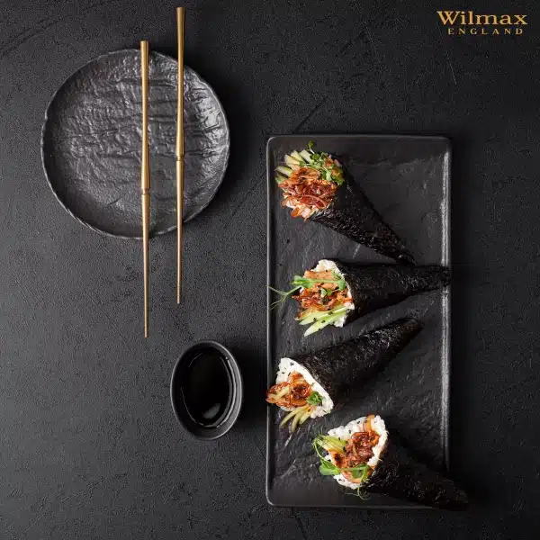 Black Rectangular Plate 29.5 x 14.5 cm Black Rectangular Plate 29.5 x 14.5 cm - Image 5