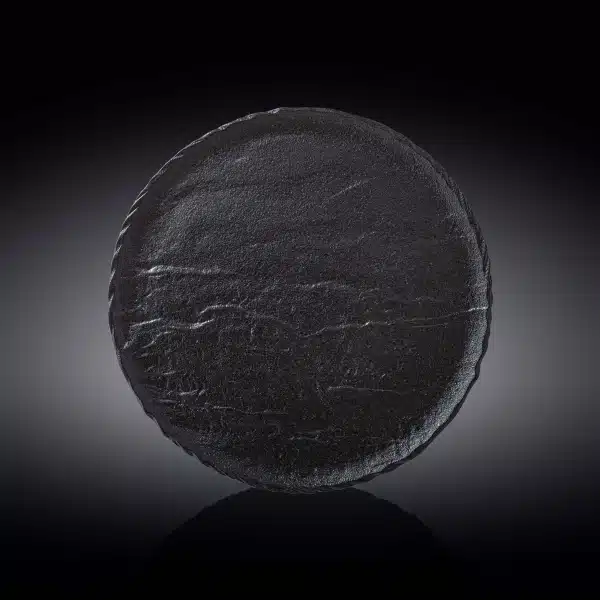 Wilmax England UK Stock Assortment Black Round Plate WL‑661127A