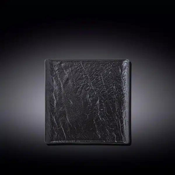 Wilmax England UK Stock Assortment Black Square Plate WL‑661105A