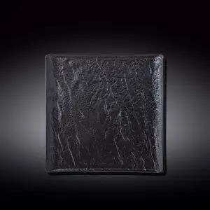Black Square Plate 21.5 x 21.5 cm