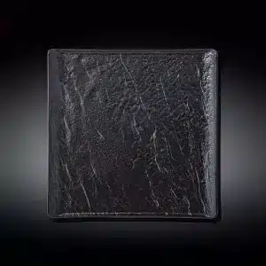 Black Square Plate 27 x 27 cm