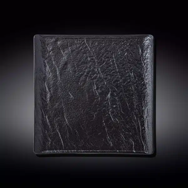 Wilmax England UK Stock Assortment Black Square Plate WL‑661107A