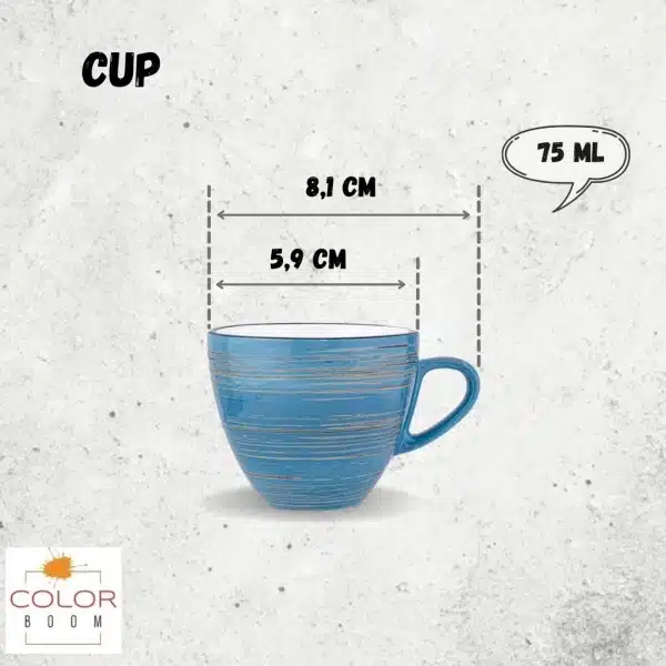 Blue Cup 75 ml Blue Cup 75 ml - Image 3