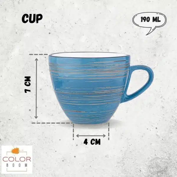 Blue Cup 190 ml Blue Cup 190 ml - Image 2