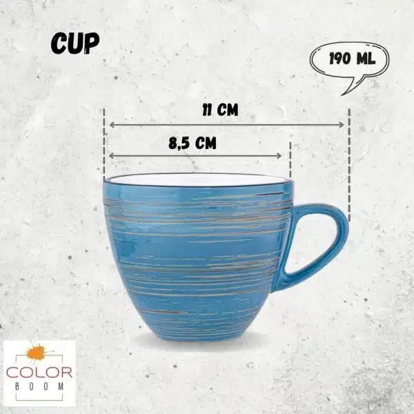 Blue Cup 190 ml Blue Cup 190 ml - Image 3