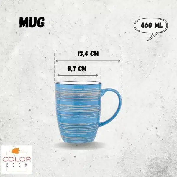 Blue Mug 460 ml Blue Mug 460 ml - Image 2