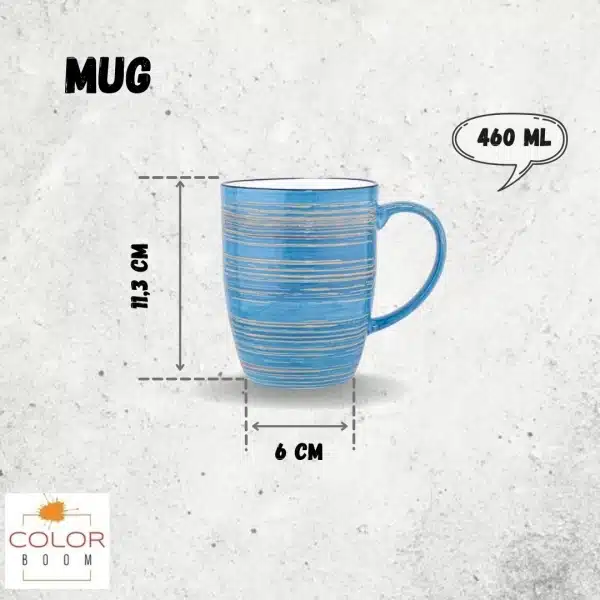 Blue Mug 460 ml Blue Mug 460 ml - Image 3