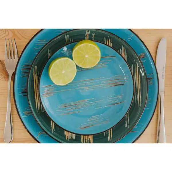 Blue Round Plate 18 cm Blue Round Plate 18 cm - Image 9