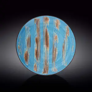 Blue Round Plate 28 cm
