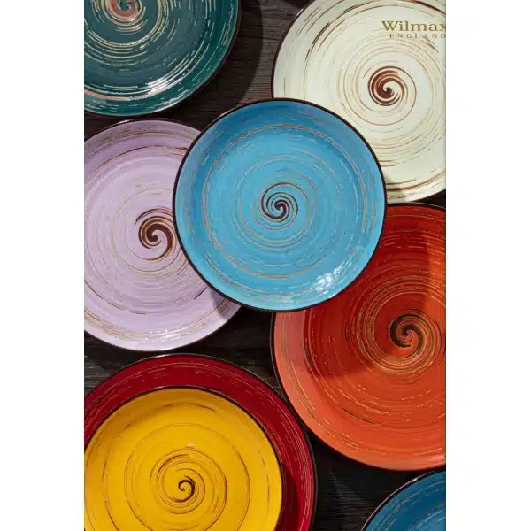 Blue Round Plate 20.5 cm Blue Round Plate 20.5 cm - Image 5
