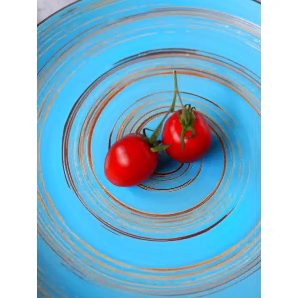 Blue Round Plate 20.5 cm Blue Round Plate 20.5 cm - Image 8