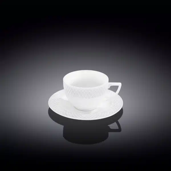 Wilmax England UK Stock Assortment Coffee Cup Saucer WL‑880107AB