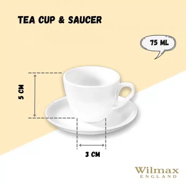 75 ml Coffee Cup & Saucer 75 ml Coffee Cup & Saucer - Image 2
