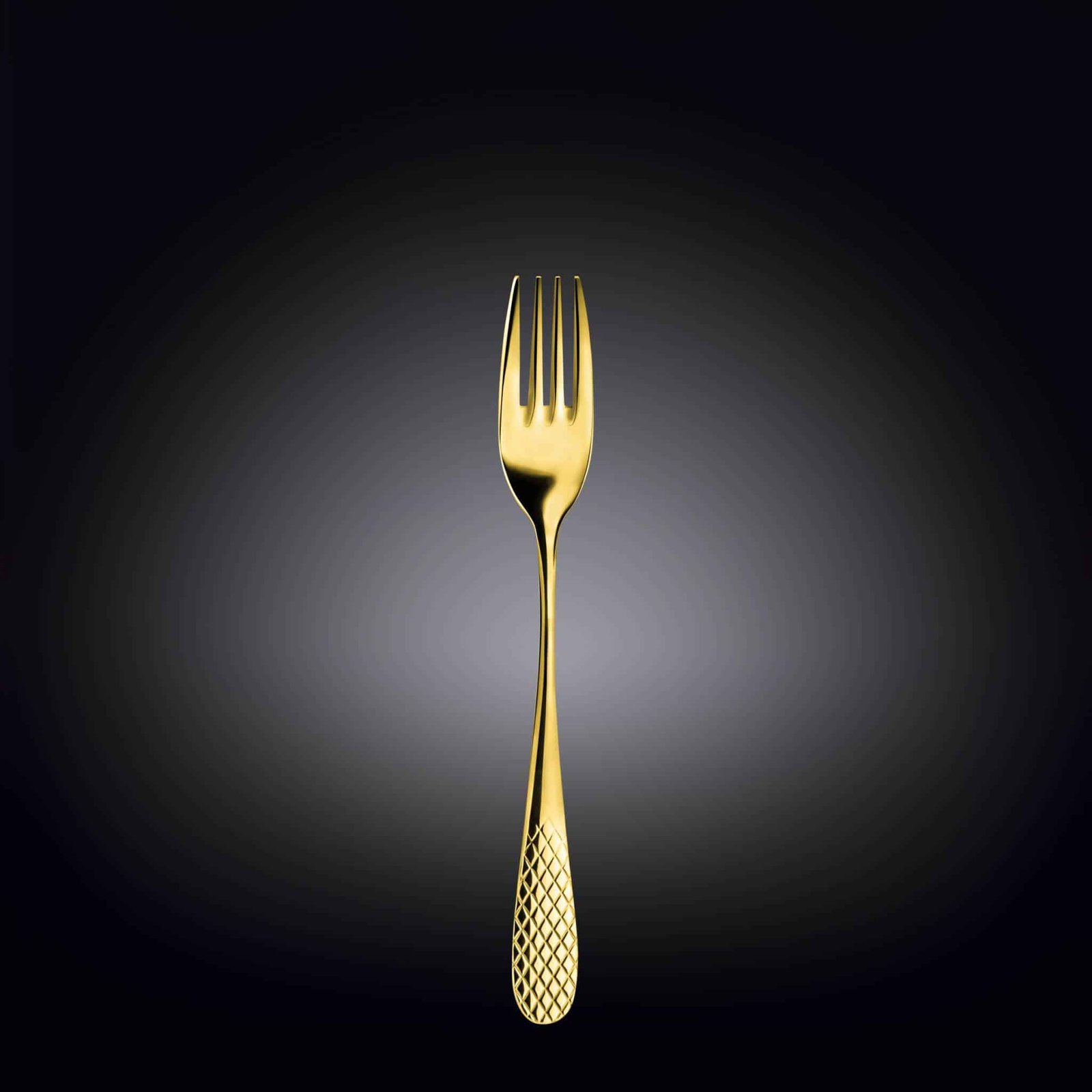 Wilmax England UK Stock Assortment Gold Dinner Fork 2 pcs on Blister Pack WL‑9992322B