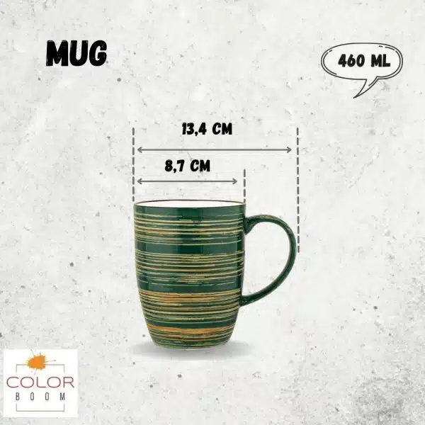 Green Mug 460 ml Green Mug 460 ml - Image 3
