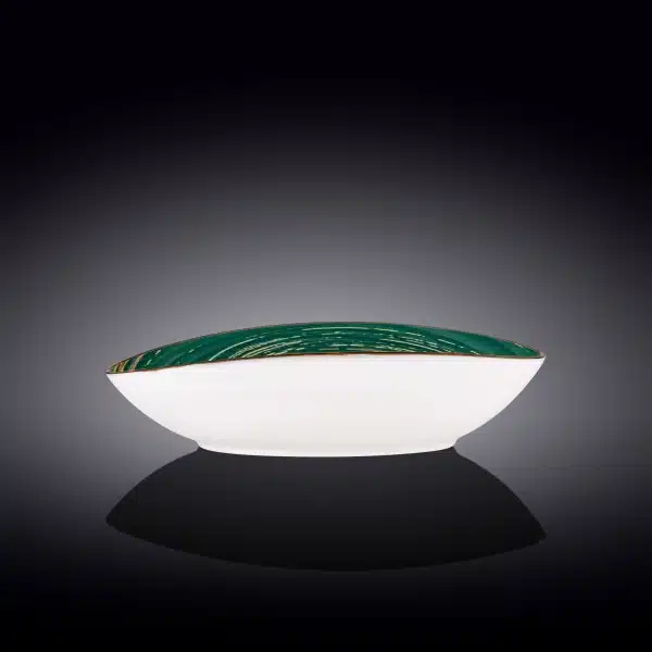 Green Oval Bowl 30 x 19.5 x 7 cm Green Oval Bowl 30 x 19.5 x 7 cm - Image 2