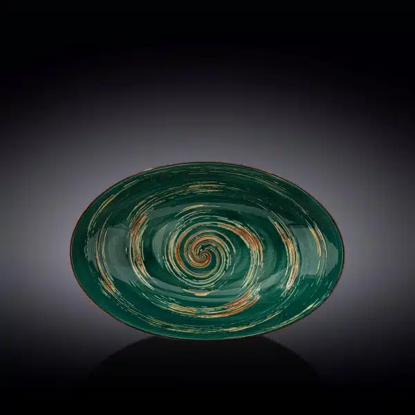 Wilmax England UK Stock Assortment Green Oval Bowl WL‑669541A