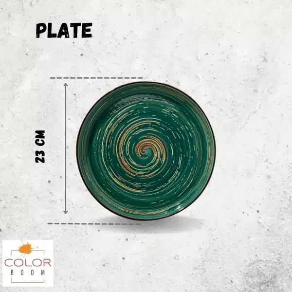 Green Plate 23 cm Green Plate 23 cm - Image 7
