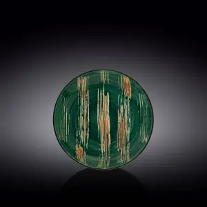 Green Round Plate 18 cm