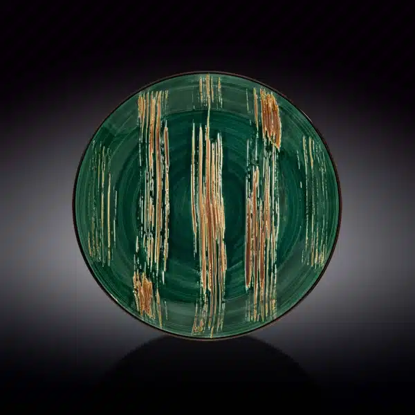 Wilmax England UK Stock Assortment Green Round Plate WL‑668516A
