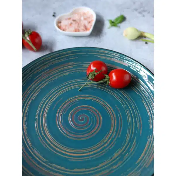 Green Round Plate 20.5 cm Green Round Plate 20.5 cm - Image 5