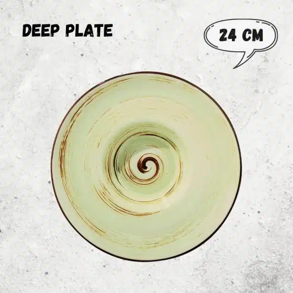 Pistachio Deep Plate 24 cm Pistachio Deep Plate 24 cm - Image 4