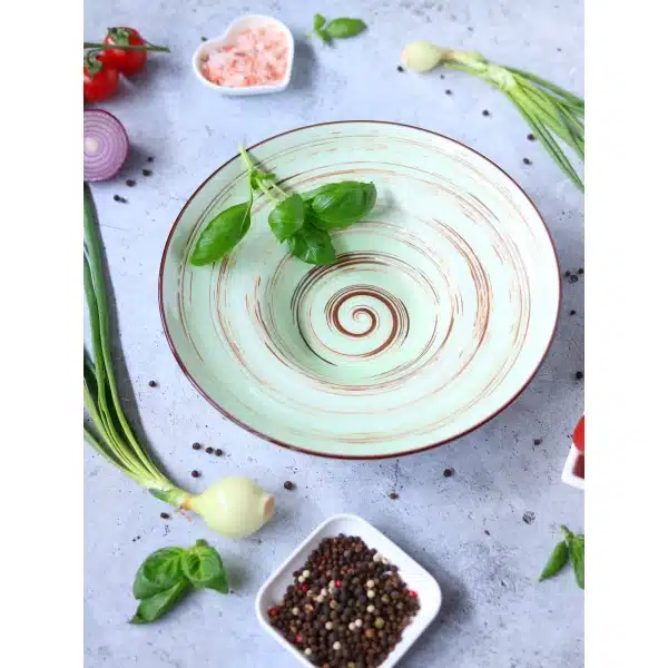 Pistachio Deep Plate 24 cm Pistachio Deep Plate 24 cm - Image 9
