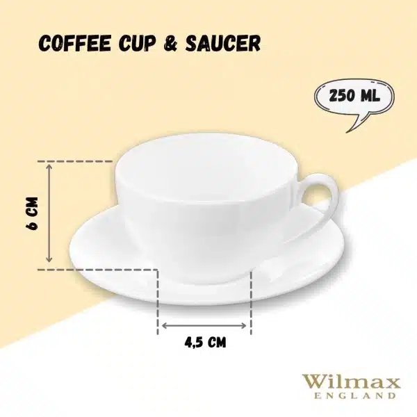 250 ml Tea Cup & Saucer 250 ml Tea Cup & Saucer - Image 3