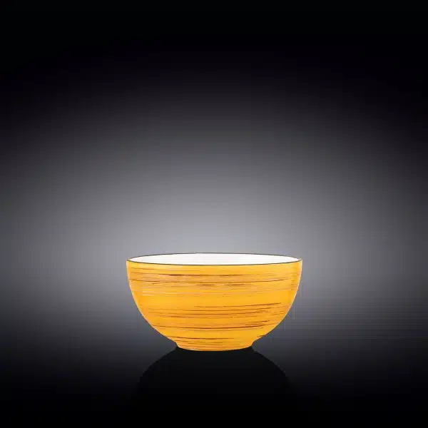 Wilmax England UK Stock Assortment Yellow Bowl WL‑669430A