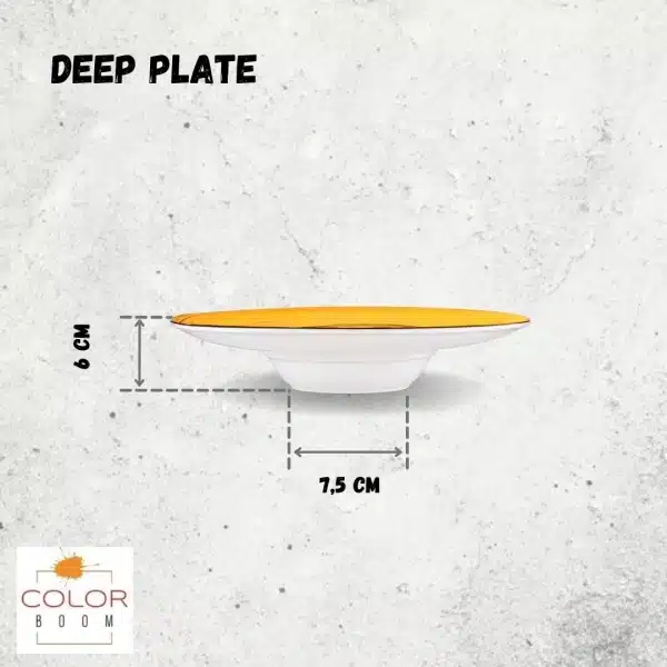 Yellow Deep Plate 24 cm Yellow Deep Plate 24 cm - Image 5