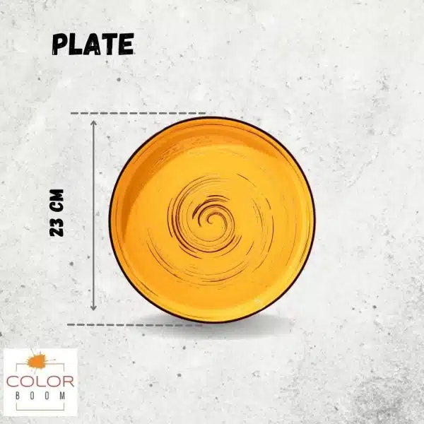 Yellow Plate 23 cm Yellow Plate 23 cm - Image 3