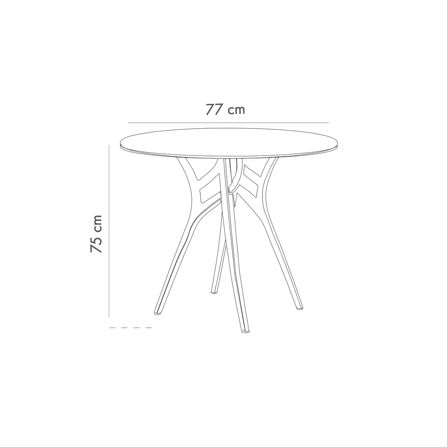 Table IVY-L | Ø77 cm Table IVY-L | Ø77 cm - Image 2